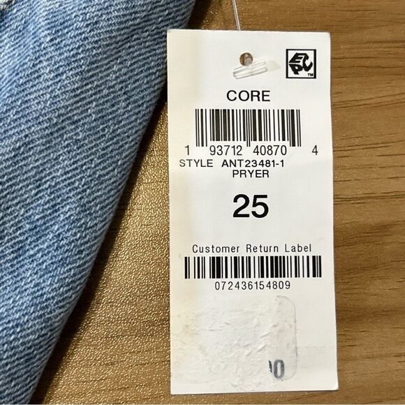 And Now This Macy’s The Mini Wide High Rise Relaxed Fit Cropped Jeans Size 25 - Picture 14 of 14